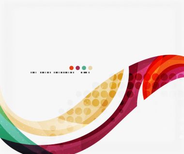 İş kurumsal dalga arka plan, el ilanı, broşür tasarım şablonu