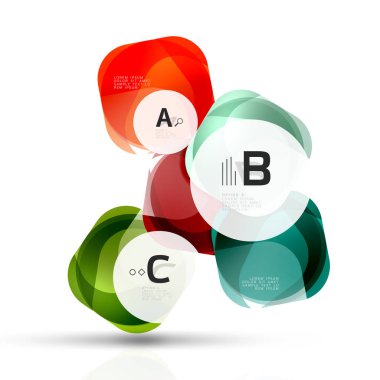 Cam parlak soyut taşlarla metin. Soyut şablonu