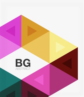 üçgenler arka plan