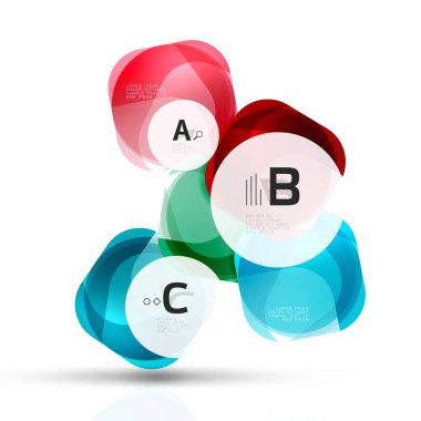 Vektör soyut mücevher taşları