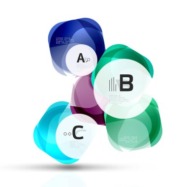 Vektör soyut mücevher taşları