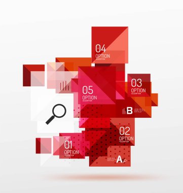 Kare Infographic afiş.