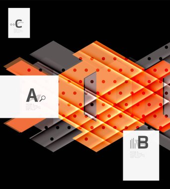 Vektör soyut geometrik şekiller arka plan