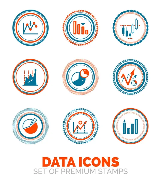 Conjunto de conceptos de infografía de datos vectoriales — Archivo Imágenes Vectoriales