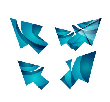 Vektör simgesi, ok fare işaretçisi veya yön sembolü