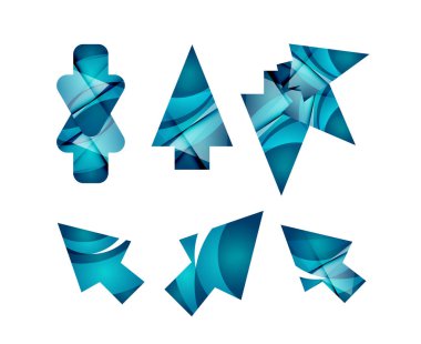 Vektör simgesi, ok fare işaretçisi veya yön sembolü