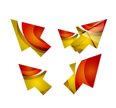 Vektör simgesi, ok fare işaretçisi veya yön sembolü