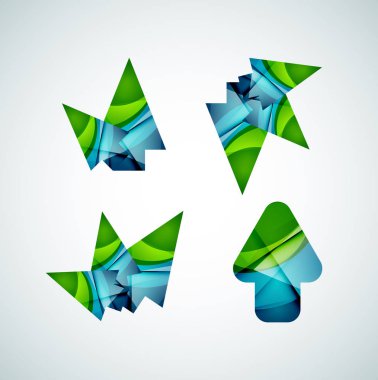 Vektör simgesi, ok fare işaretçisi veya yön sembolü