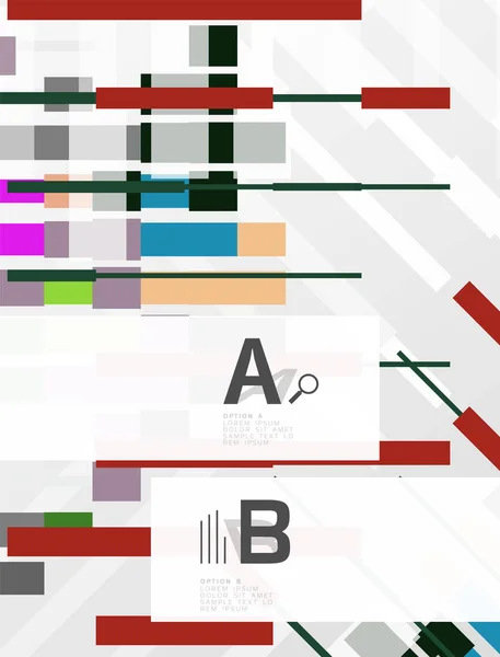 Bunte Streifen abstrakten Hintergrund — Stockvektor