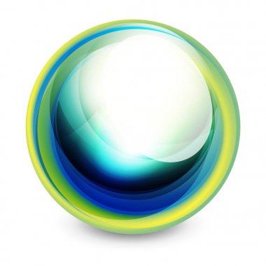 Cam Küre, fütüristik soyut öğe