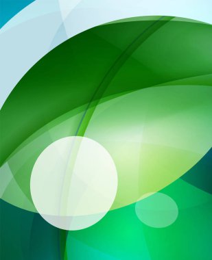 Parlak cam parlak kabarcık arka plan, dalga satırları