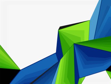 Düşük Poli 3d geometrik şekil arka plan