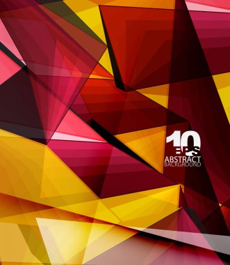 Düşük Poli 3d geometrik şekil arka plan