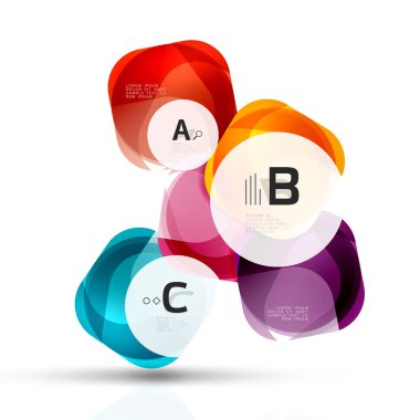 Vektör soyut mücevher taşları