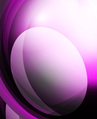 Parlak dalga, cam futuristik yüksek teknoloji tasarım. Vektör arka plan