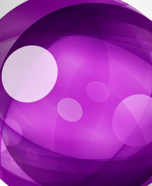 Parlak cam parlak kabarcık arka plan, dalga satırları