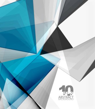 Düşük Poli 3d geometrik şekil arka plan