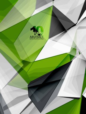 Düşük Poli 3d geometrik şekil arka plan