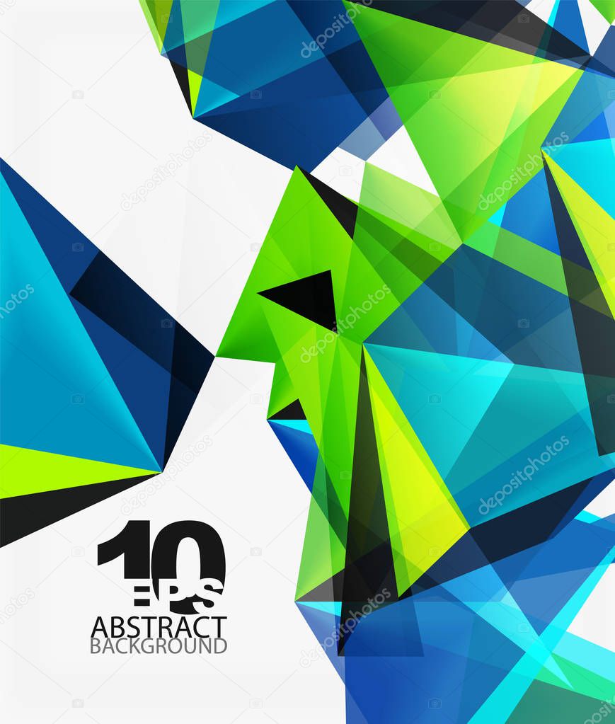 3d triangles geometric vector