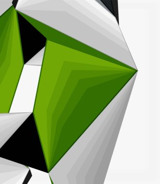 Düşük Poli 3d geometrik şekil arka plan