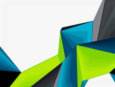 Düşük Poli 3d geometrik şekil arka plan