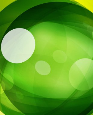 Parlak cam parlak kabarcık arka plan, dalga satırları