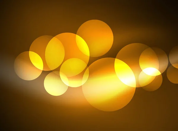 光沢のある光るガラス円、モダンな未来的な背景テンプレート — ストックベクタ
