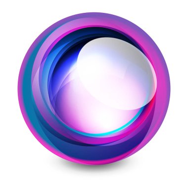 Cam Küre, fütüristik soyut öğe