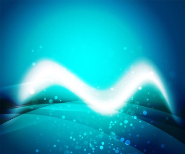 Shiny wave, magicabstract background clipart