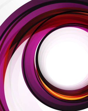 Girdap ve daireler, futuristik geometrik arka plan