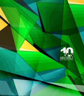 Düşük Poli 3d geometrik şekil arka plan