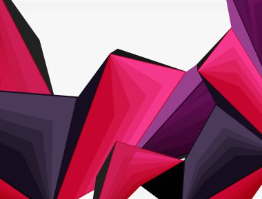 Düşük Poli 3d geometrik şekil arka plan