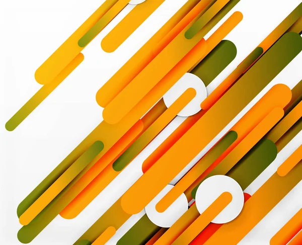 Skär 3d papper färg raka linjer abstrakt bakgrund — Stock vektor