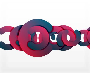 Daire geometrik arka plan, renkli iş veya web için teknoloji tasarım