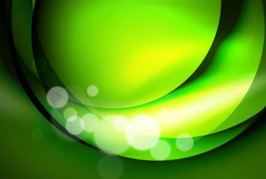 Parlak ipek dalga şablon, renk efektleri, vektör arka plan ile saten