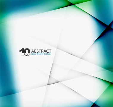 Yüksek teknoloji veya iş fütüristik bulanık şablonu