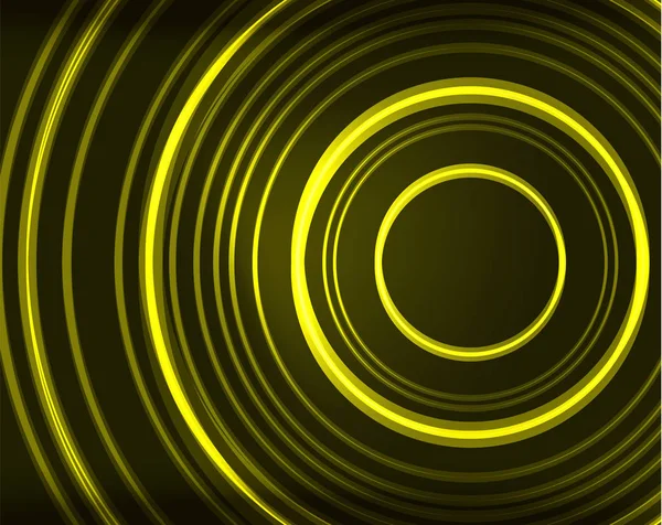 Аннотация к Neon Circles — стоковый вектор