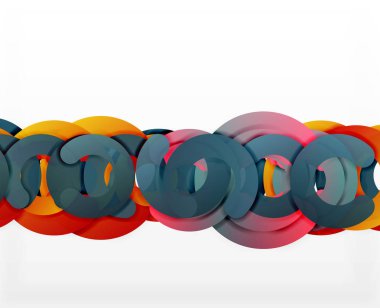 Daire geometrik arka plan, renkli iş veya web için teknoloji tasarım