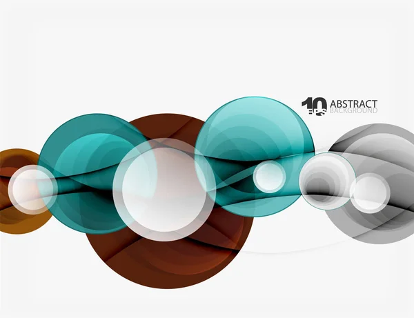 Cirkel vector achtergrond — Stockvector