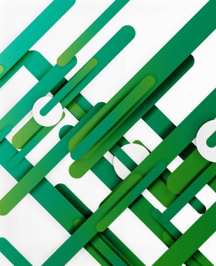 3D kağıt rengi düz çizgiler arka plan kesmek