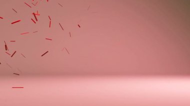 Küre geometrik arka plan - dönüşüm, geçiş animasyon