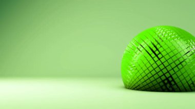 Küre geometrik arka plan - dönüşüm, geçiş animasyon