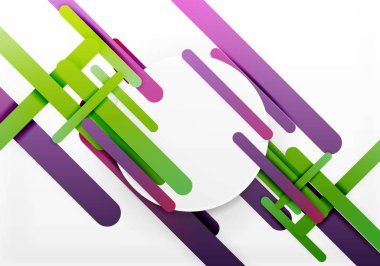 3D kağıt rengi düz çizgiler arka plan kesmek