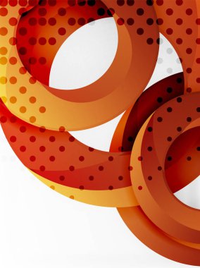 Daire arka plan tasarımı