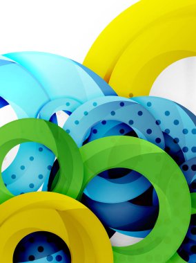 Daire arka plan tasarımı