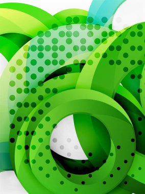 Daire arka plan tasarımı