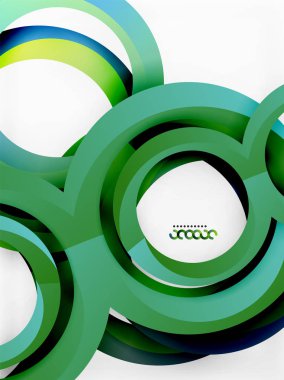 Vektör 3d yüzük tasarım arka plan