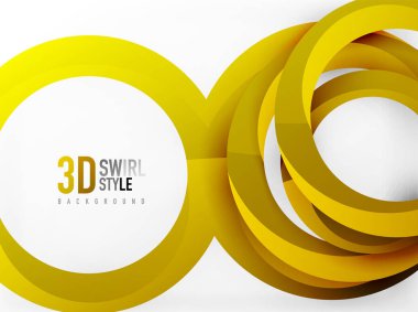 Vektör 3d yüzük tasarım arka plan