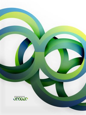 Vektör 3d yüzük tasarım arka plan