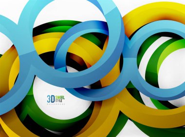 Vektör 3d yüzük tasarım arka plan